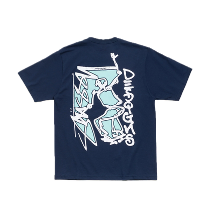 Stussy Smooth SK8 Tee - Navy