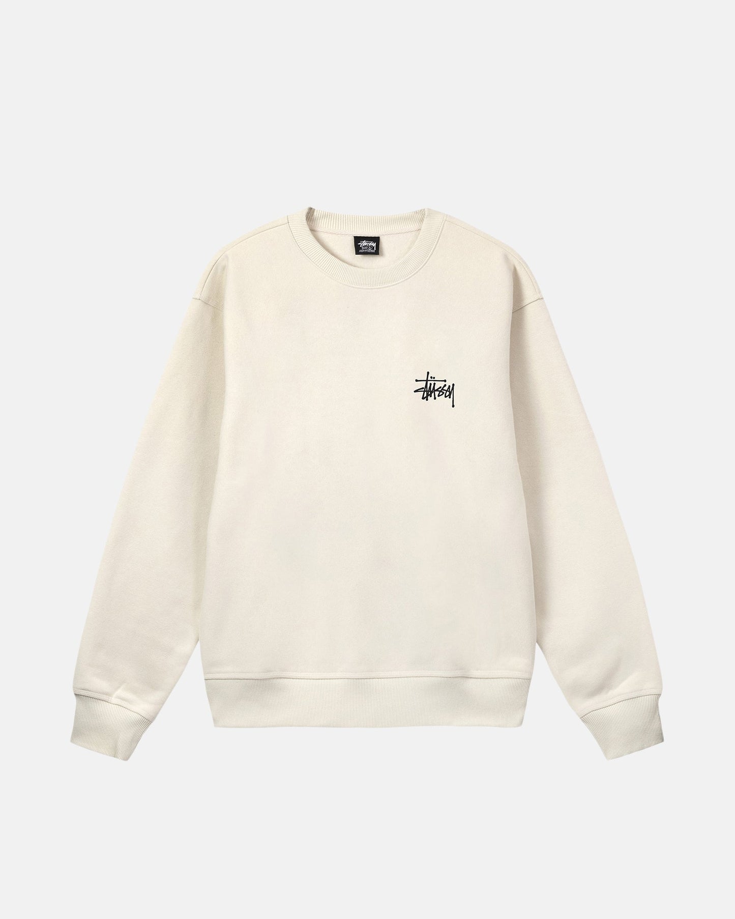 Stussy Basic Crewneck - Stone