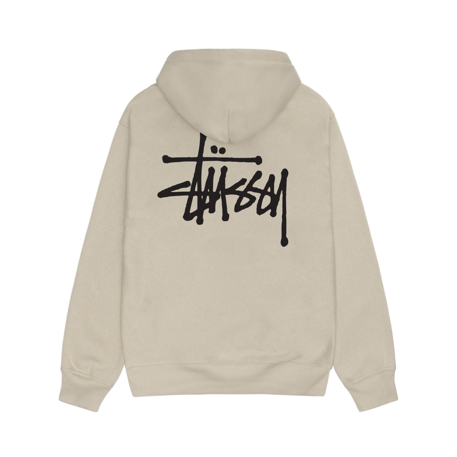 Stussy Basic Hoodie - Khaki – Ninetimes Skateshop