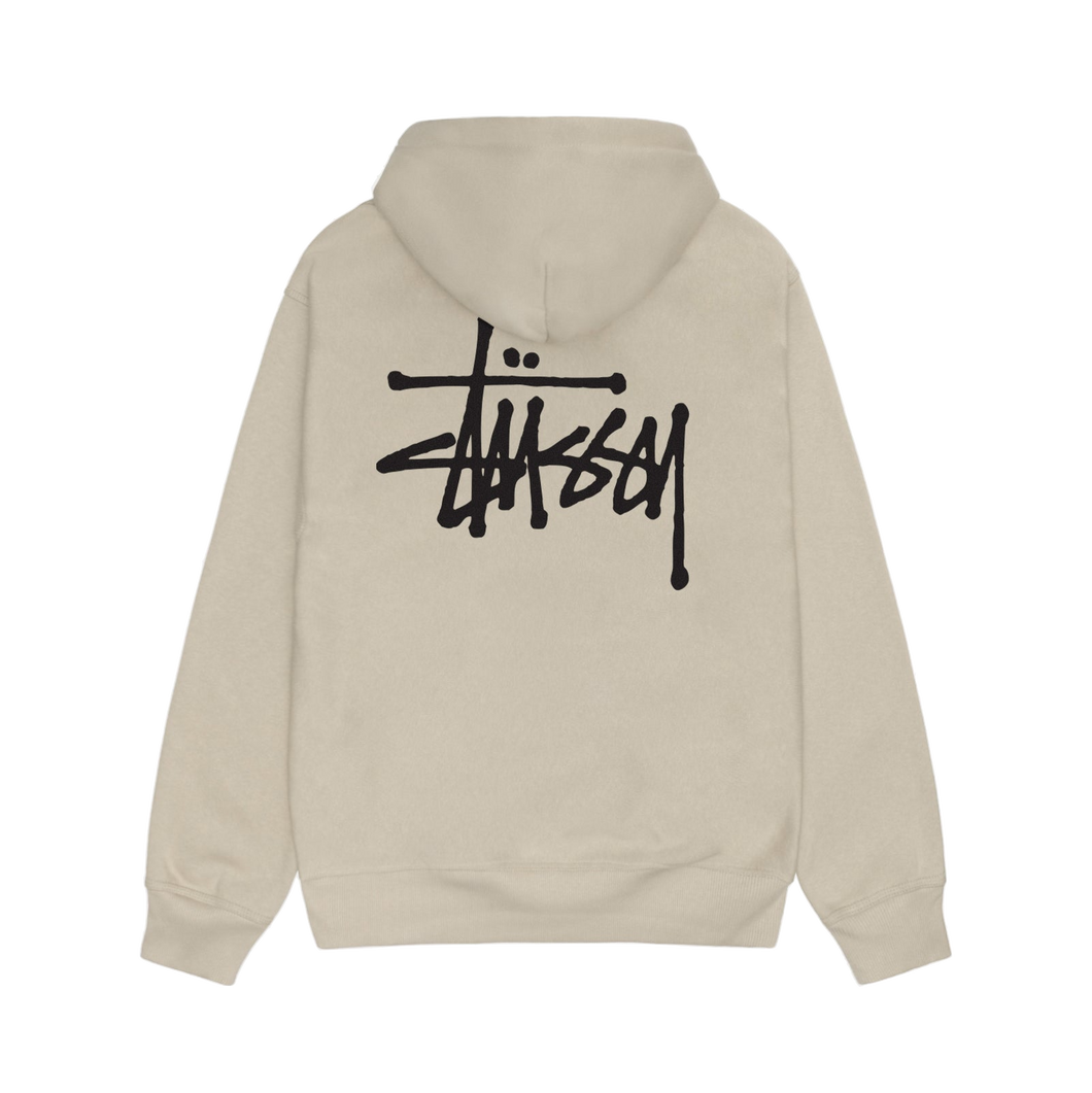 Stussy Basic Hoodie - Khaki