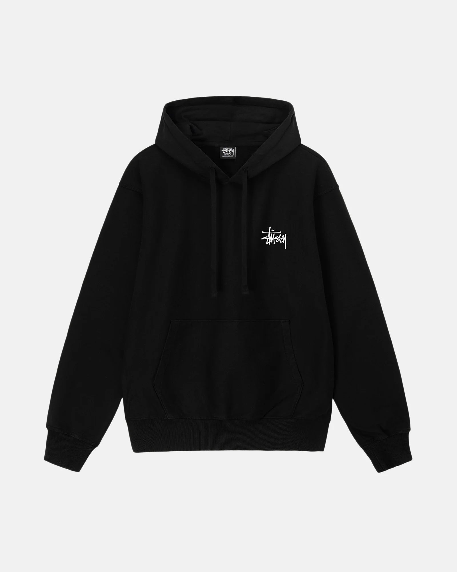 Stüssy Sport Zip Hoodie in washed black – Stüssy