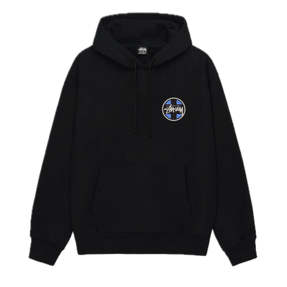 Stussy Cross Dot Hoodie - Black