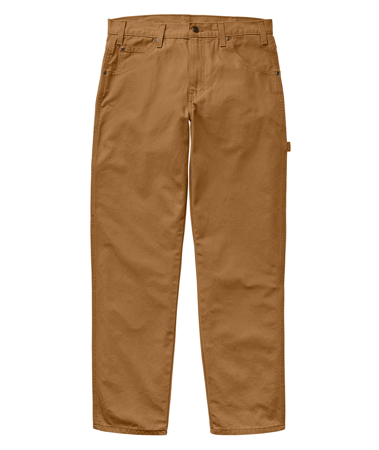 Dickies Relaxed Fit Duck Carpenter Pants - Rinsed Duck Brown ...