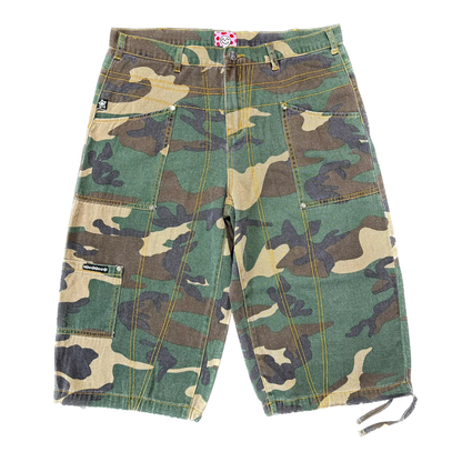 Star Team Star Capri Cargo Shorts - Camo