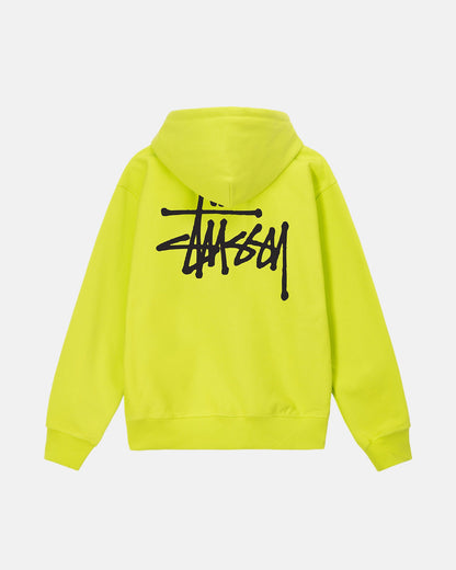Stussy Basic Zip Hoodie - Keylime