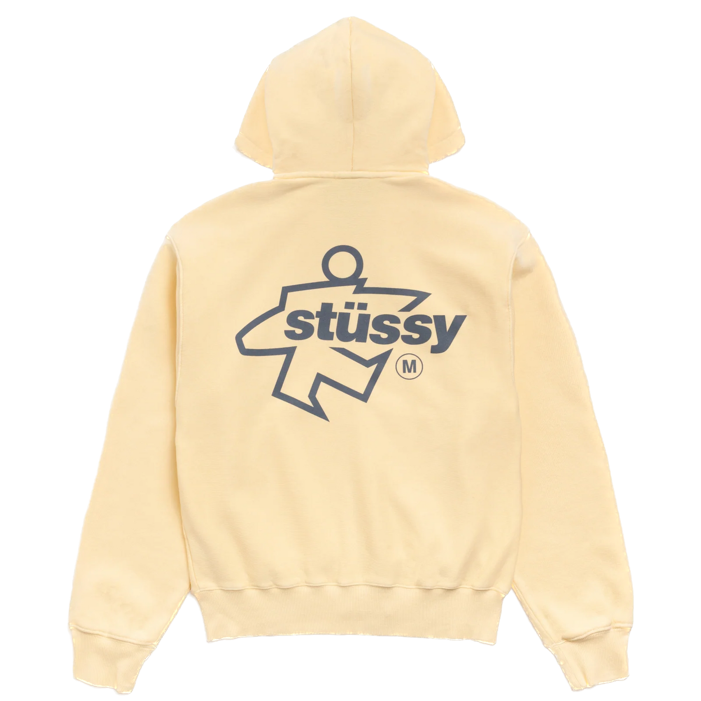 Stussy Surf Size Garment Dyed Zip Hoodie - Gold