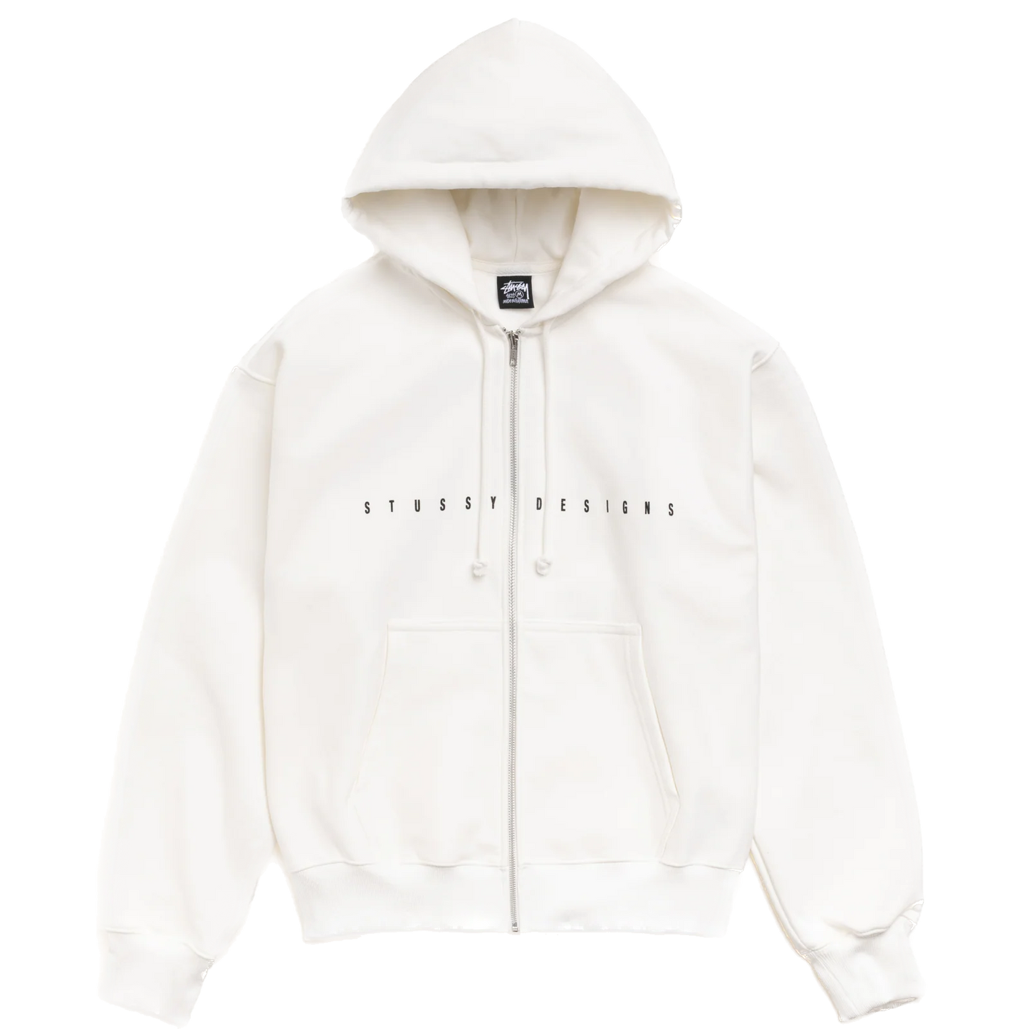 Stussy S Box Zip Hoodie - Off White