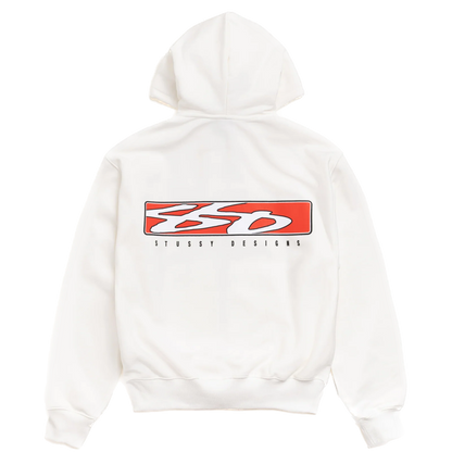 Stussy S Box Zip Hoodie - Off White