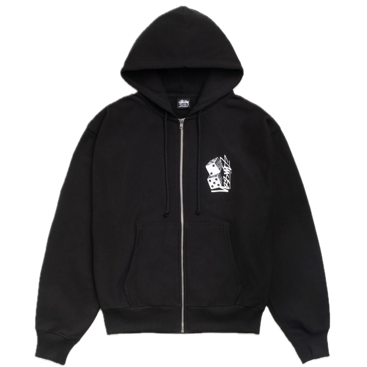Stussy Tall Dice Zip Hoodie - Black