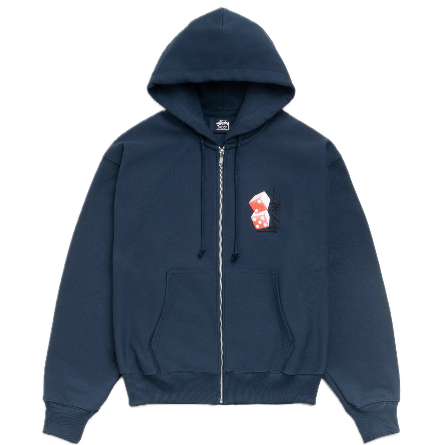 Stussy Tall Dice Zip Hoodie - Navy