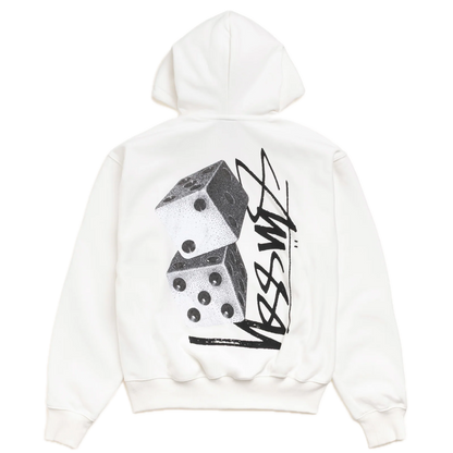 Stussy Tall Dice Zip Hoodie - Off White