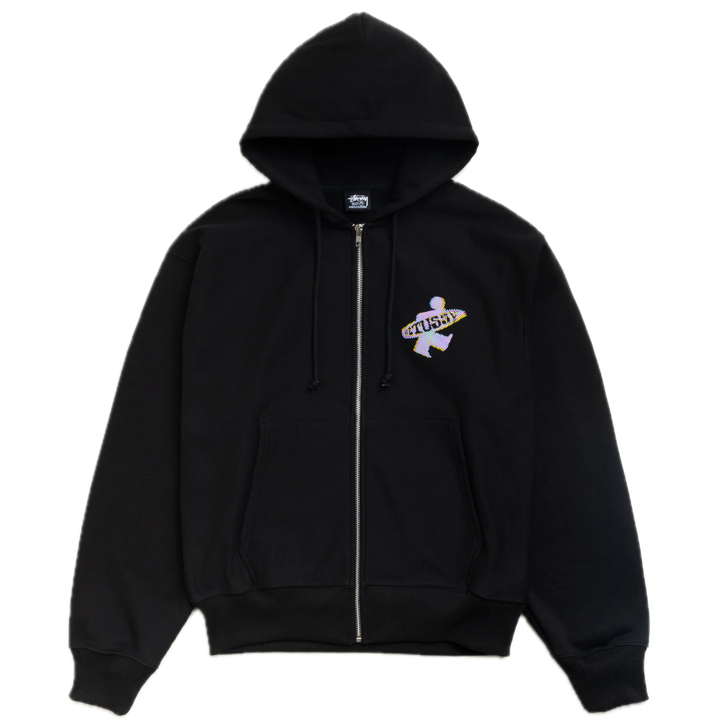 Stussy Dot Surf Zip Hoodie - Black
