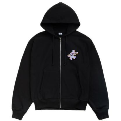 Stussy Dot Surf Zip Hoodie - Black