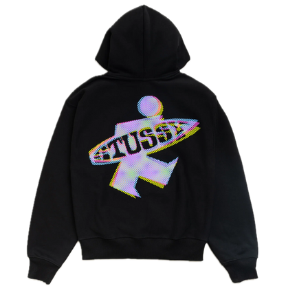 Stussy Dot Surf Zip Hoodie - Black