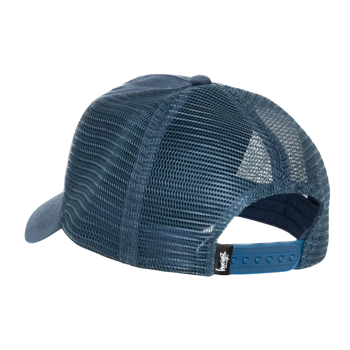 Stussy Cursive Stitch Trucker Cap - Navy