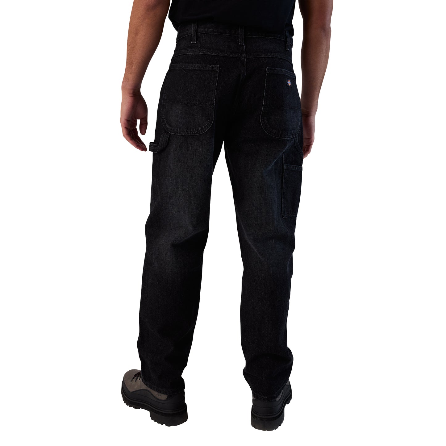 Dickies Relaxed Fit Heavyweight Carpenter Jeans - Black Denim