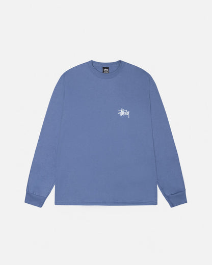 Stussy Basic Longsleeve Tee - Storm