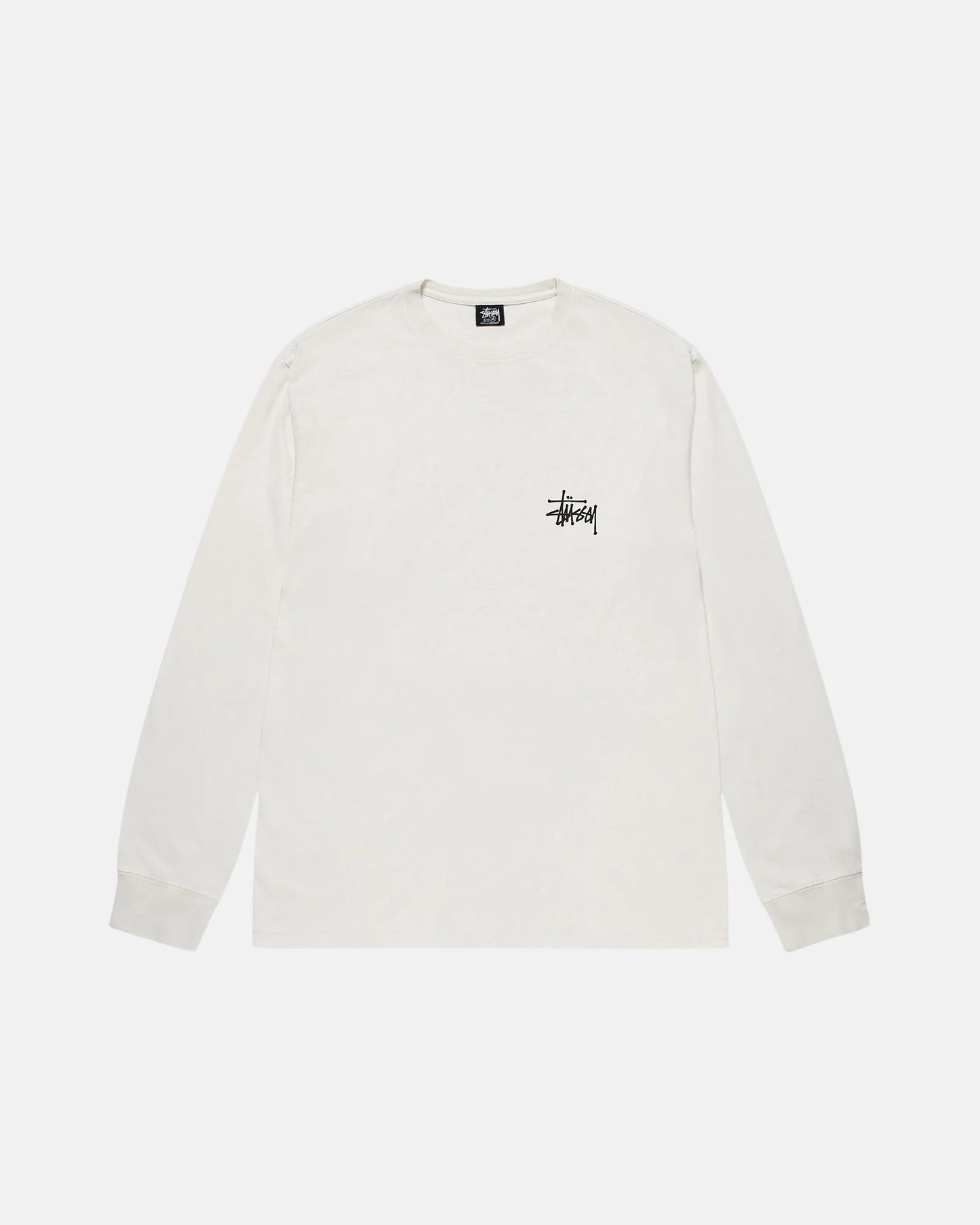 Stussy Basic Pigment Dyed Longsleeve - Natural