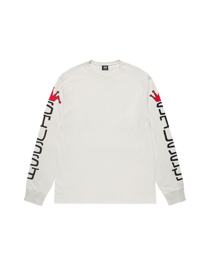 Stussy Jumbo Pigment Dyed Longsleeve - Natural