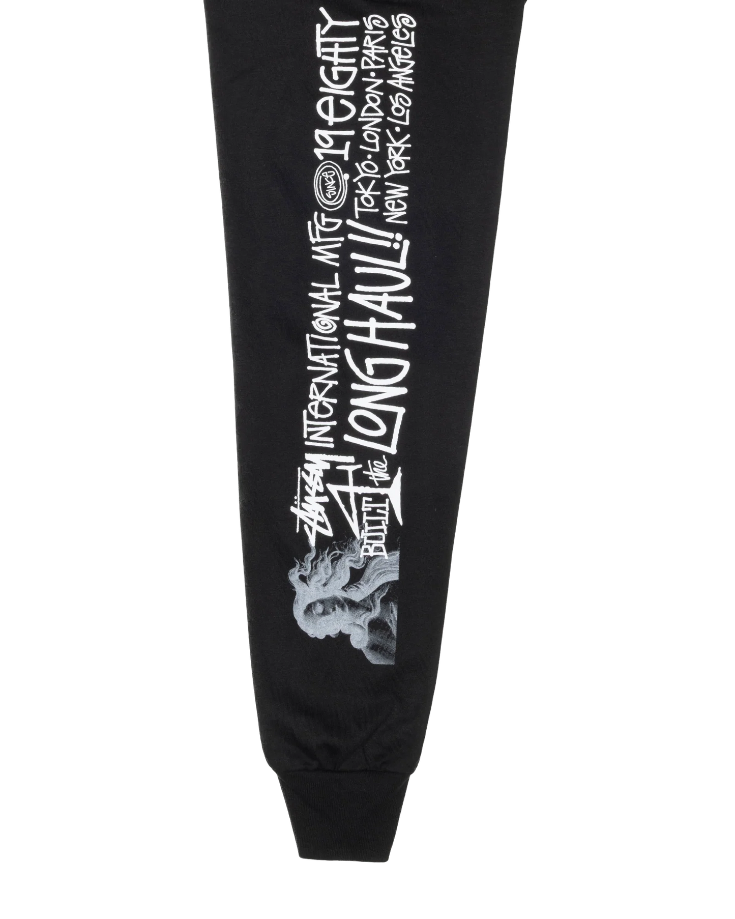 Stussy Long Haul Longsleeve Tee - Black