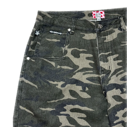 Star Team Circle Cargo Jeans - Camo