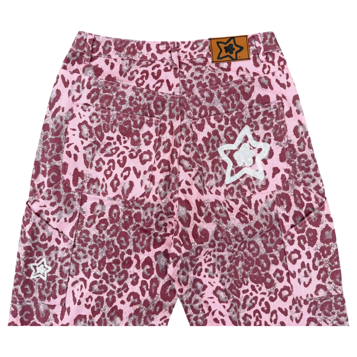 Star Team Carpenter Star Jeans - Pink Leopard