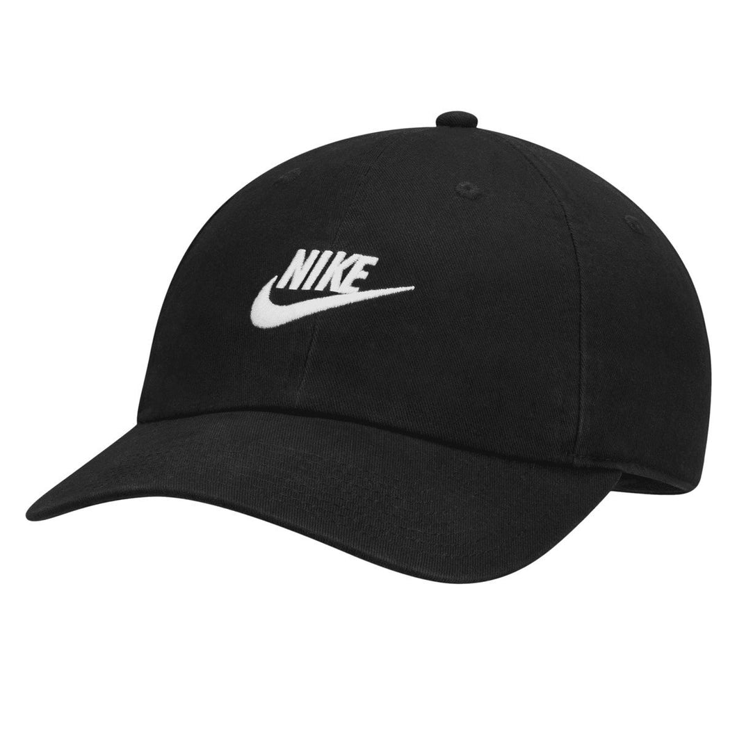 Nike Heritage 86 Futura Washed Hat - Black/White