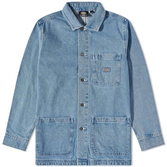 Dickies Denim Chore Coat - Lightwash Blue