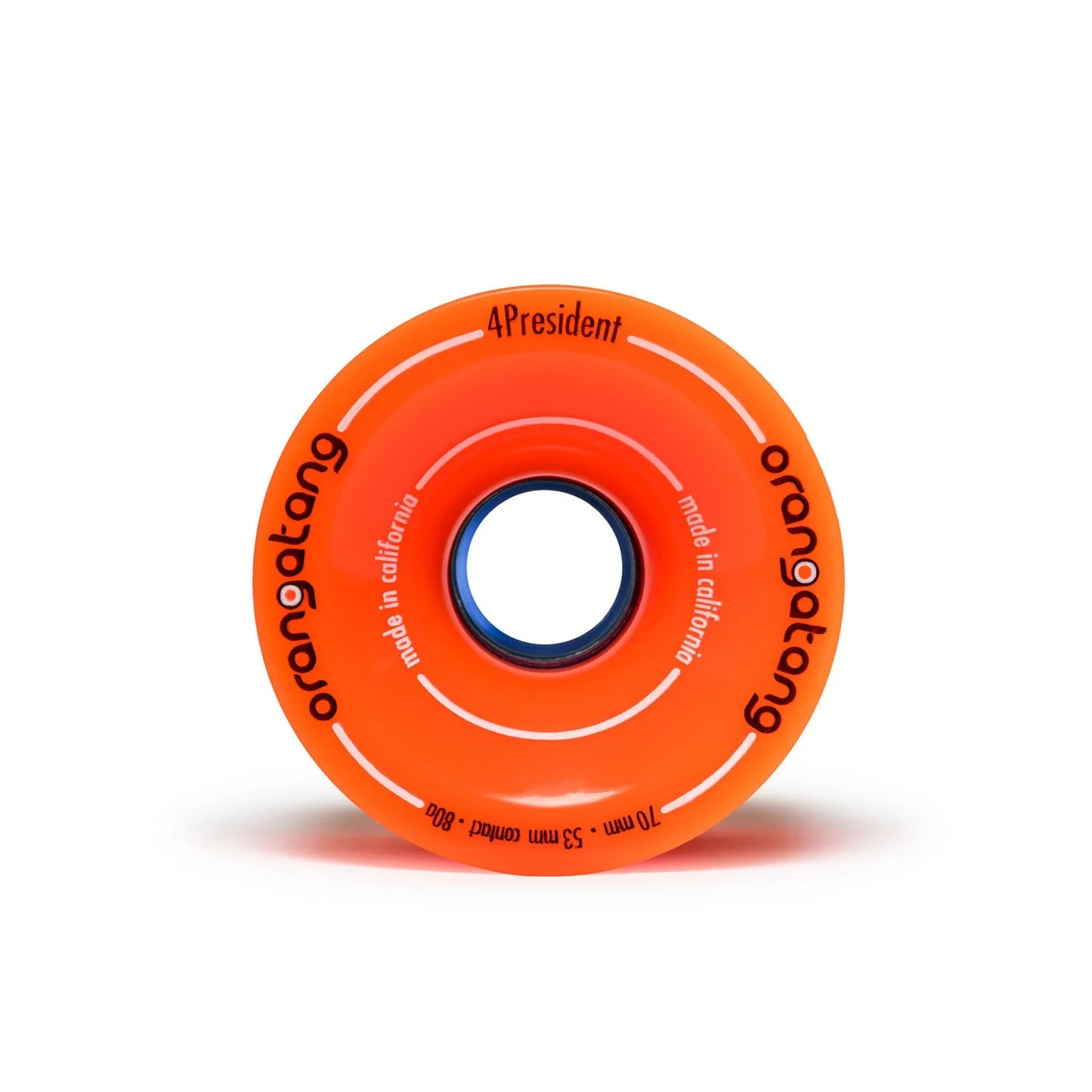 Orangatang Wheels 4 President Orange - 80a 70mm