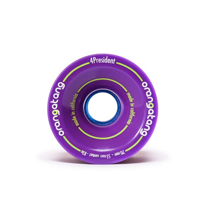 Orangatang Wheels 4 President Purple - 83a 70mm