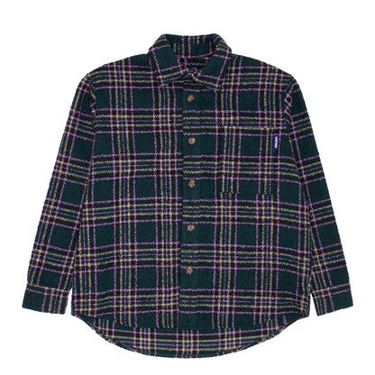 Fucking Awesome Less Heavyweight Oversized Flannel - Green