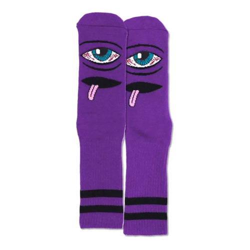 Toy Machine Bloodshot Eye Socks - Purple