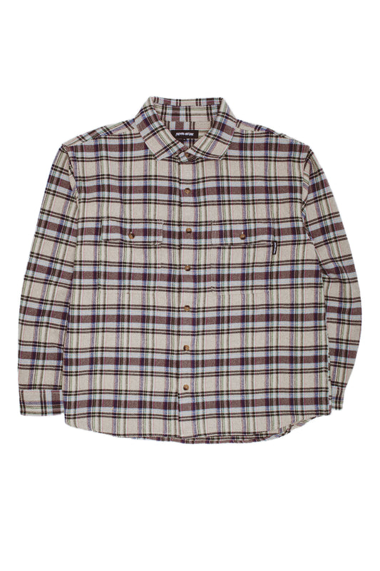 Fucking Awesome Rusty Flannel - Grey Plaid
