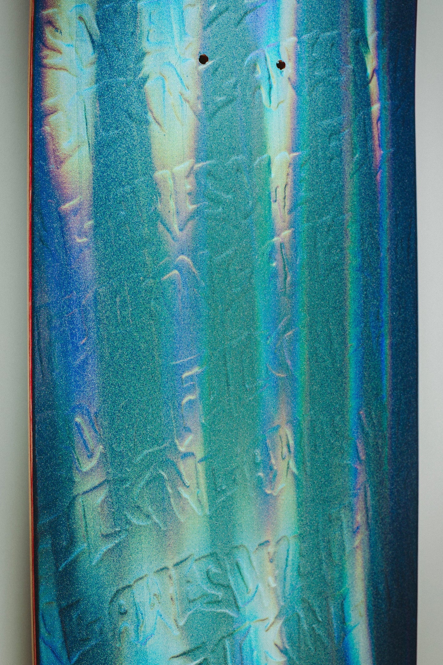 Fucking Awesome Embossed Gamma Ray Blue Deck - 8.38