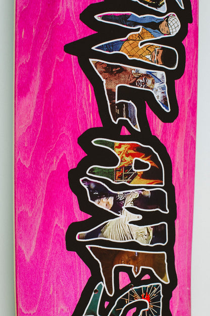 Fucking Awesome Dill Big Logo Collage Deck - 8.5