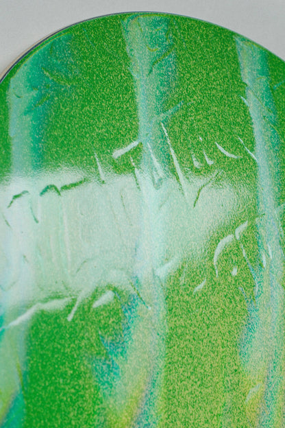 Fucking Awesome Neon Green Stamp Embossed Deck - 8.25