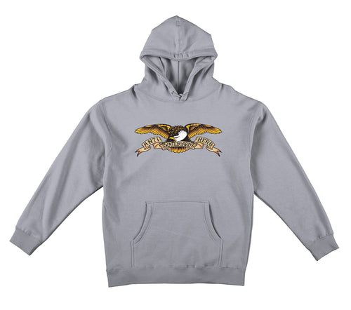 Antihero Eagle Pullover Hoodie - Smoke/Multi