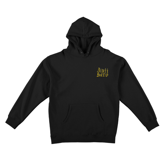 Antihero Terminal Velocity Hoodie - Black/Olive/Yellow