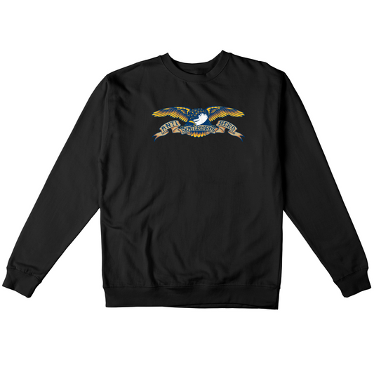 Antihero Eagle Crewneck - Black/Blue/Multi