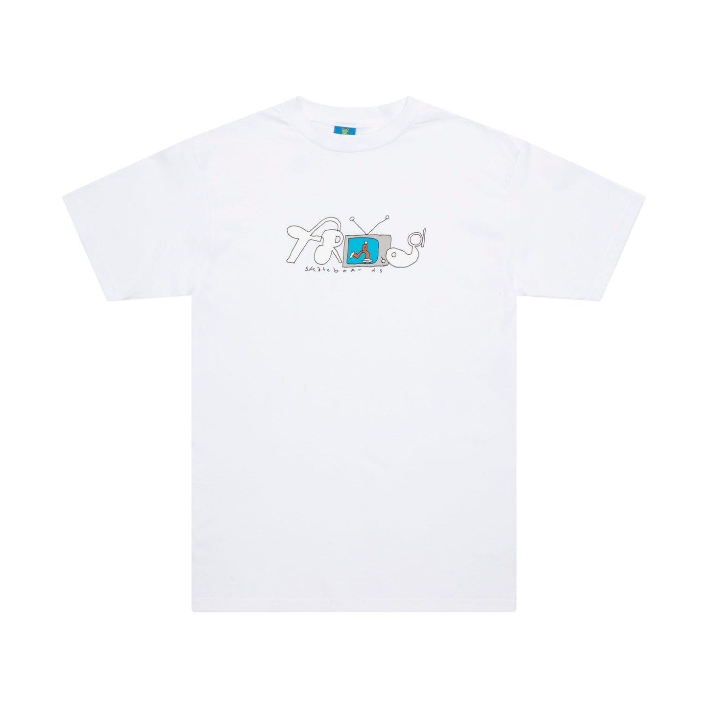 Frog Television Tee - White