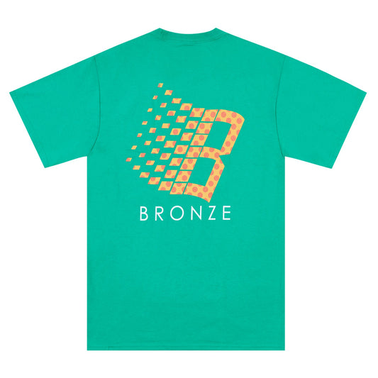 Bronze 56K Polka Dot Logo Tee - Kelly Green