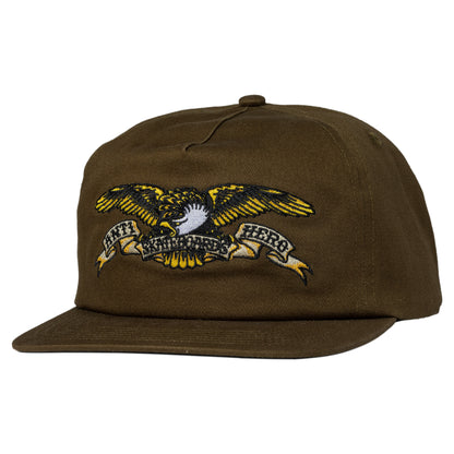 Antihero Eagle Snapback - Brown