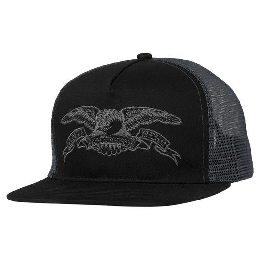 Antihero Basic Eagle Snapback - Black/Charcoal