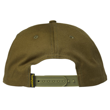 Antihero Basic Eagle Snapback - Olive/Black