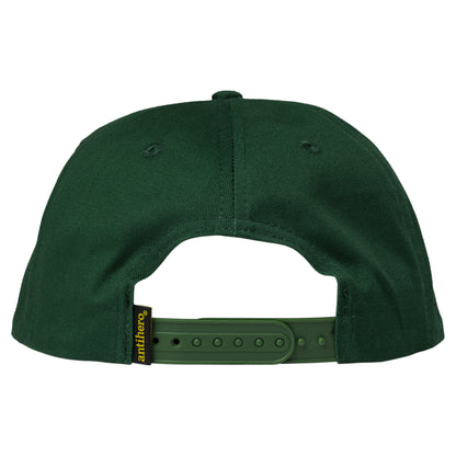 Antihero Lil Pigeon Snapback - Forest Green/Yellow