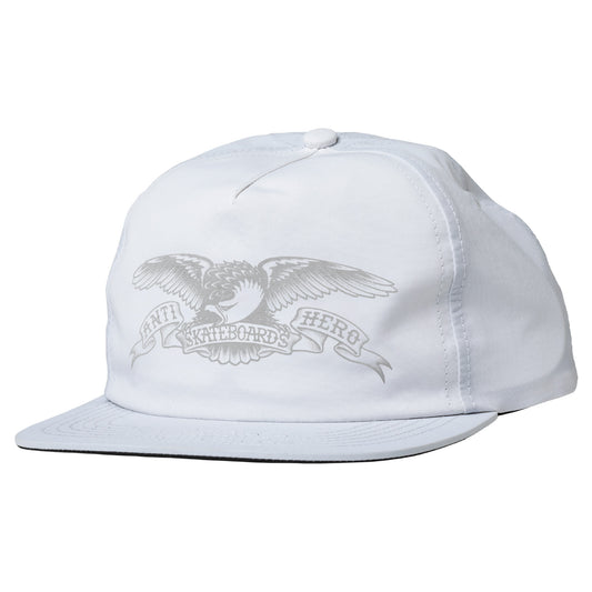 Antihero Basic Eagle Snapback - White/Grey