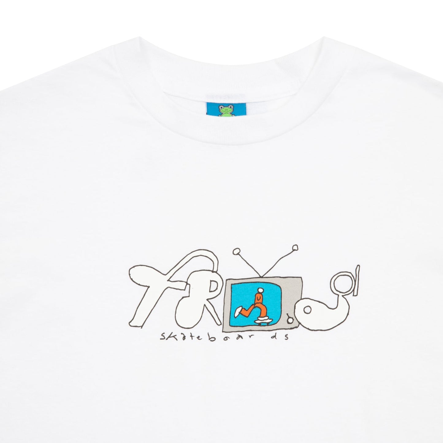 Frog Television Tee - White