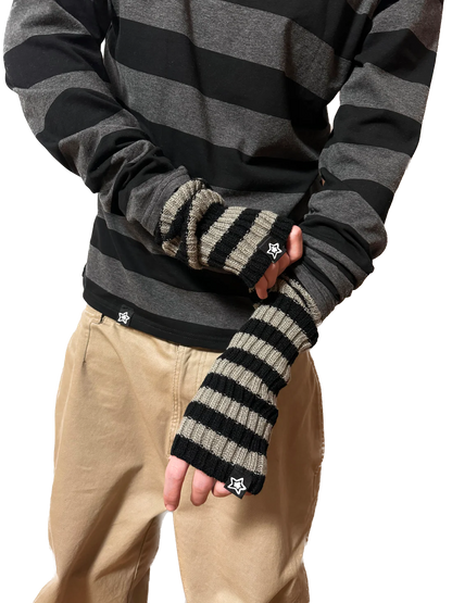 Star Team Wrist Warmer - Brown/Beige