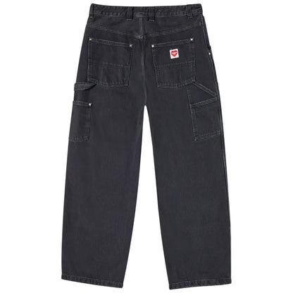 Carhartt WIP Nash Double Knee Pant - Black Stone Washed