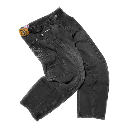 Star Team Seam Jeans - Black